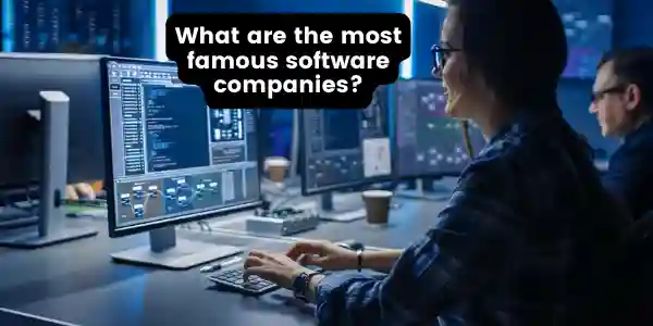 What are the most famous software companies?