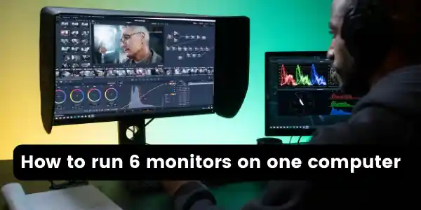 How to run 6 monitors on one computer