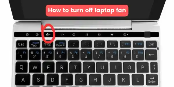 How to turn off laptop fan