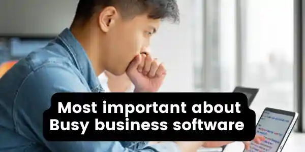 Busy business software