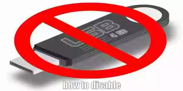 How to Disable usb Ports in Windows 7 